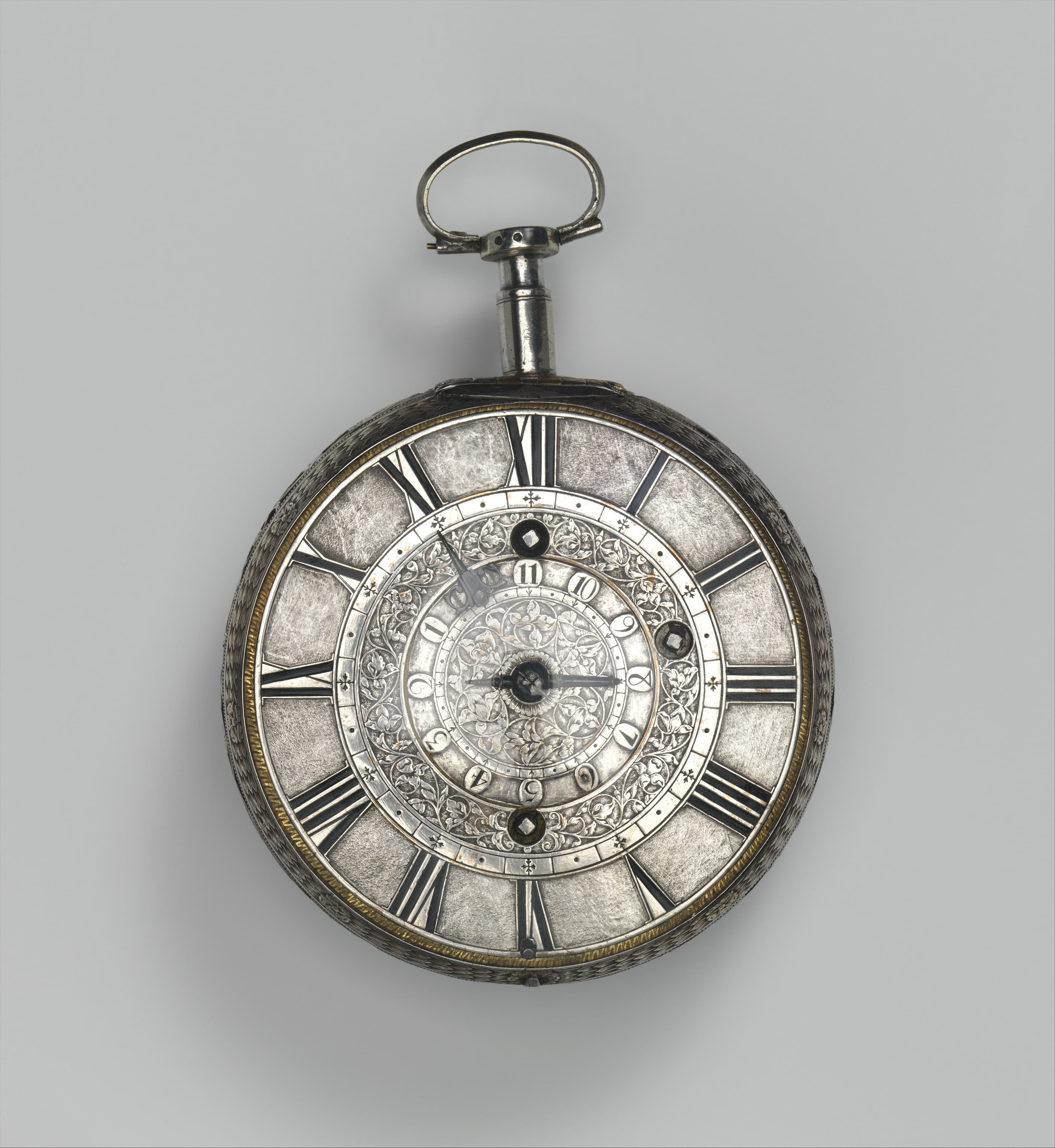 Thomas Tompion — Traveling clock watch with alarm