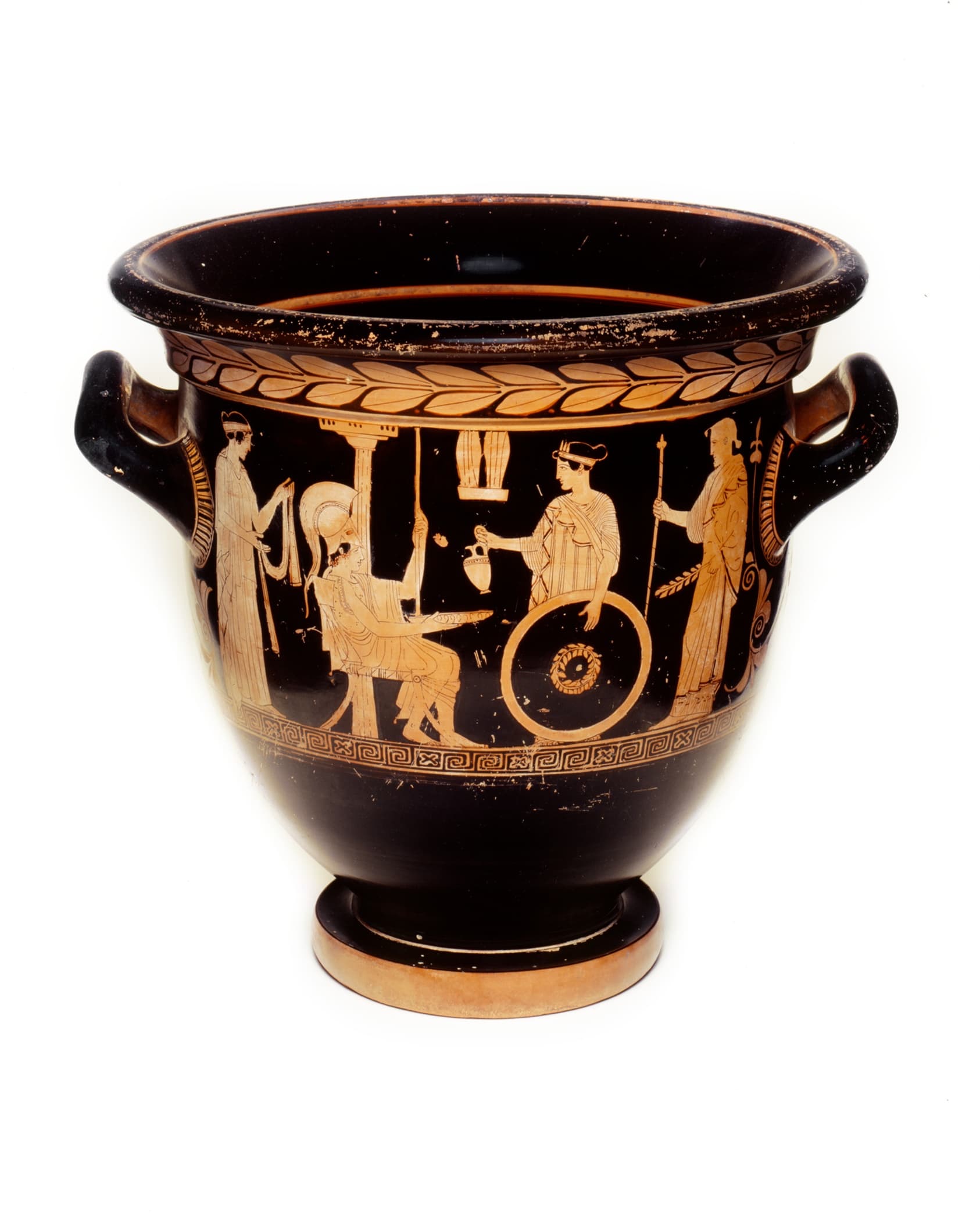 Manner of the Niobid Painter
Greek; Athens — Bell Krater (Mixing Bowl)