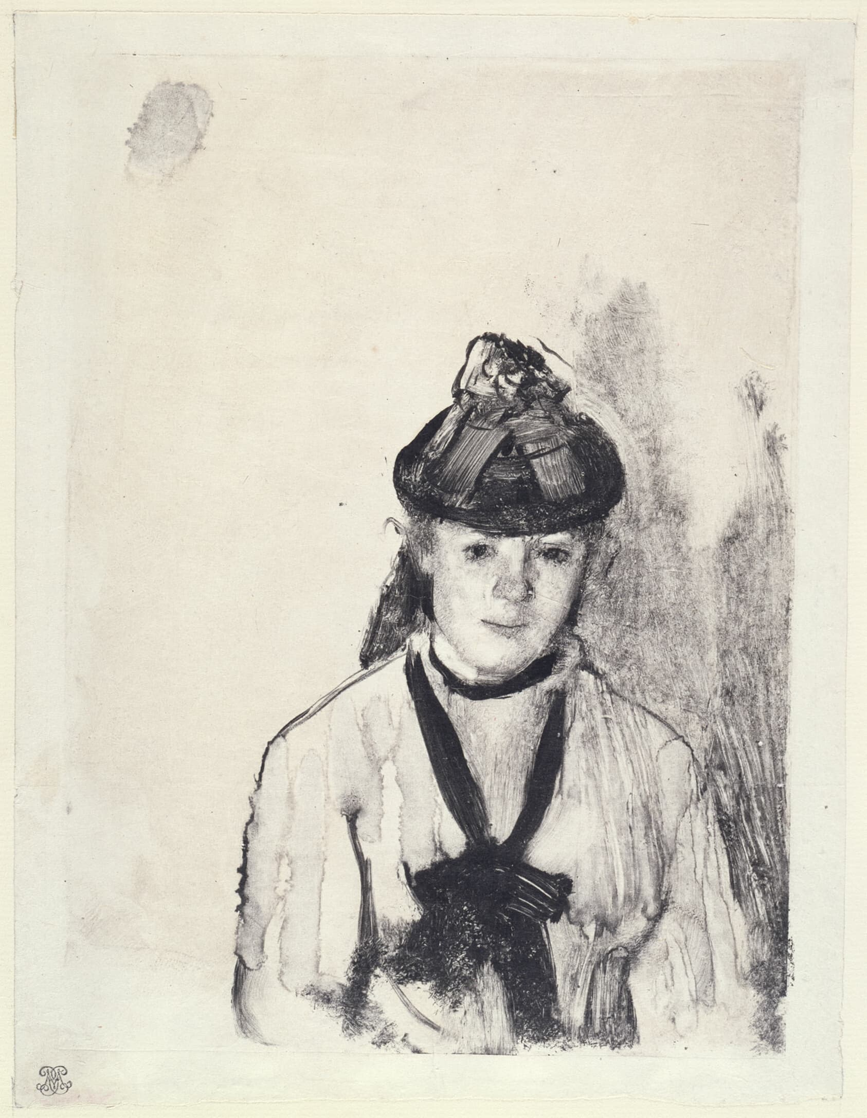 Edgar Degas
French, 1834-1917 — Portrait of Ellen Andrée