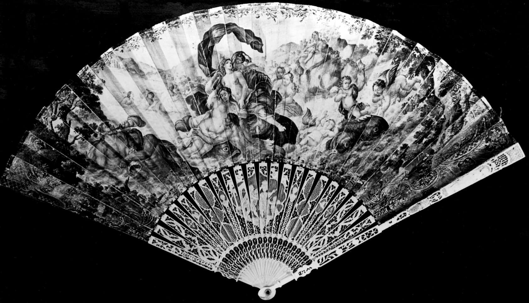 Painted by Benjamin West (American, 1728–1836)
England — Fan
