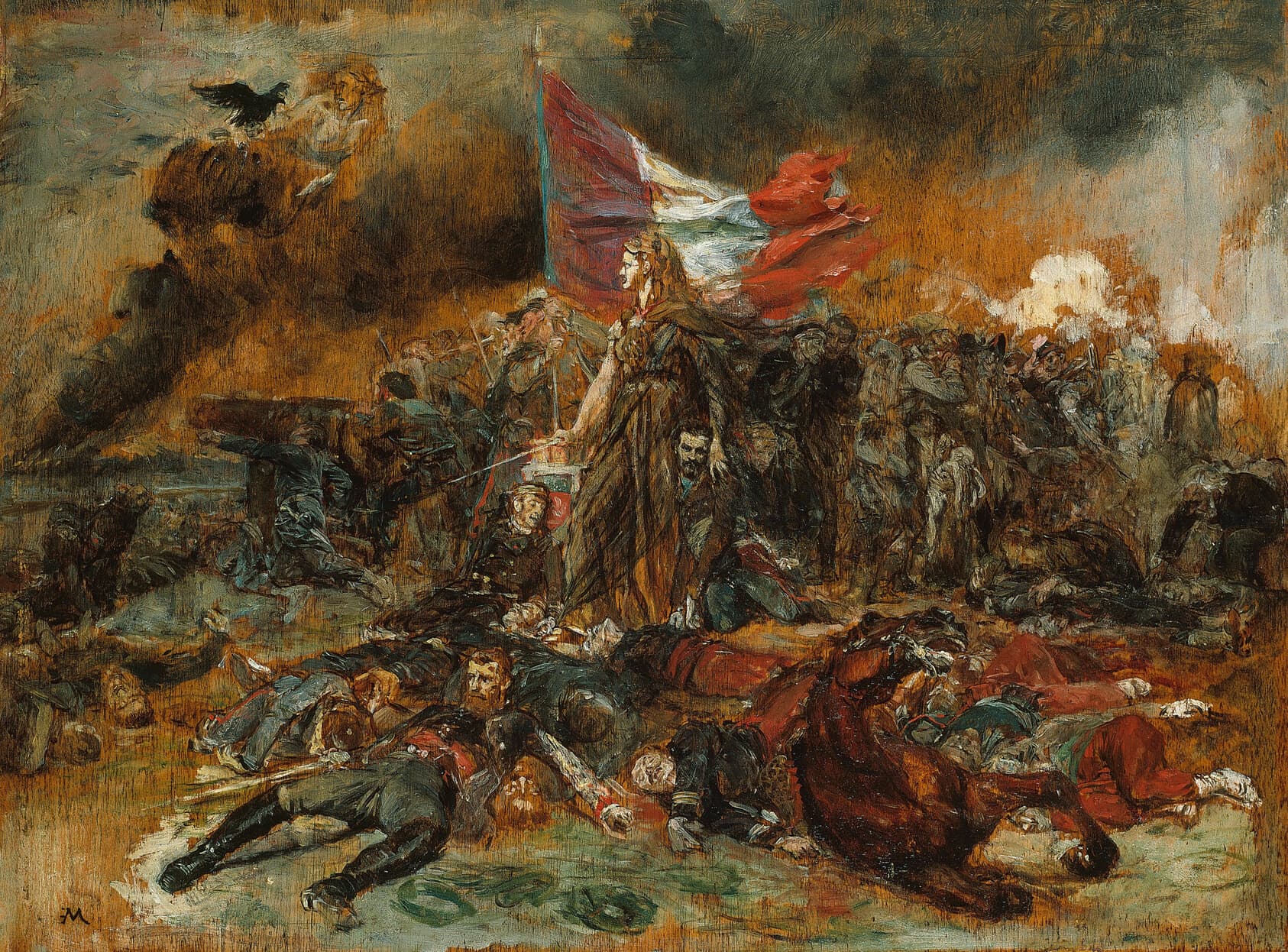 Jean Louis Ernest Meissonier (French, 1815–1891) — The Defense of Paris